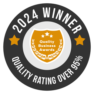 2024 winner quality rating over 95% quality business awards