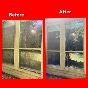 before and after pictures of window