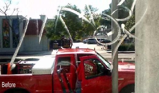 window when it's dirty