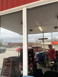 professionally cleaned window