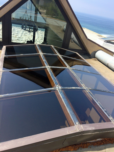 skylight after being professionally cleaned