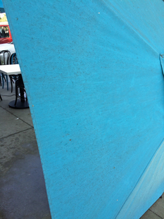 before dirty umbrella